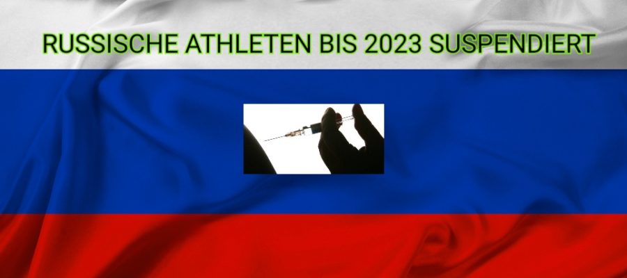RUSSISCHE ATHLETEN BIS 2023 SUSPENDIERT